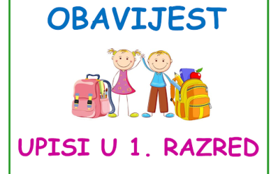 Dječji vrtić - Upisi u 1. razred