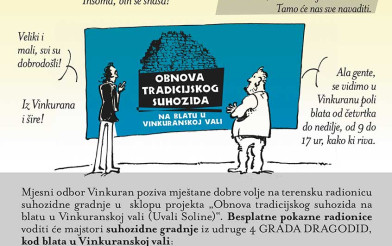 Dječji vrtić - Obnova tradicijskog suhozida