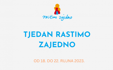 Dječji vrtić - Tjedan Rastimo zajedno 18. – 22.rujna 2023. godine